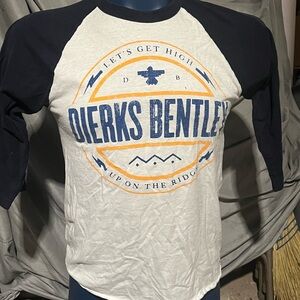 Dierks Bentley “Up On The Ridge” Raglan Baseball Tee Shirt Small Country Concert